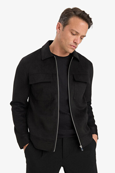 DeFacto Black Men's Coat Y5362Az/Bk27