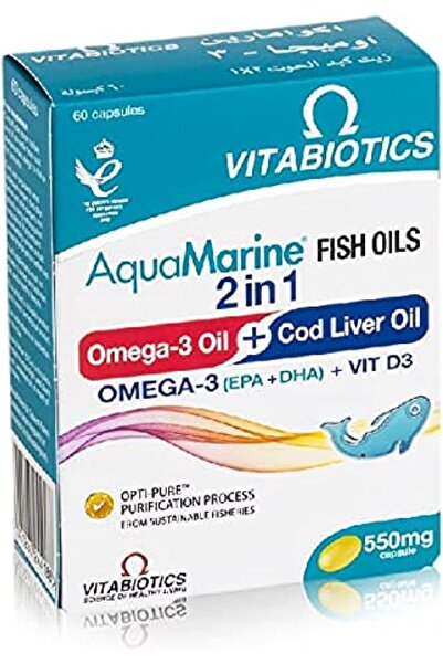 Vitabiotics أكوامارين 2 في 1 60 كبسولة