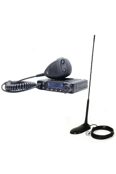 PNI Set Stație Radio CB HP 6500 ASQ cu Antenă CB Extra45