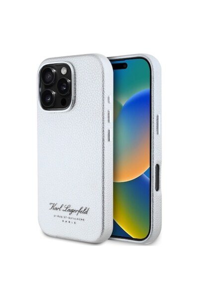 Karl Lagerfeld Carcasă inteligentă pentru iPhone 16 Pro Max, Sleek Defense P2...