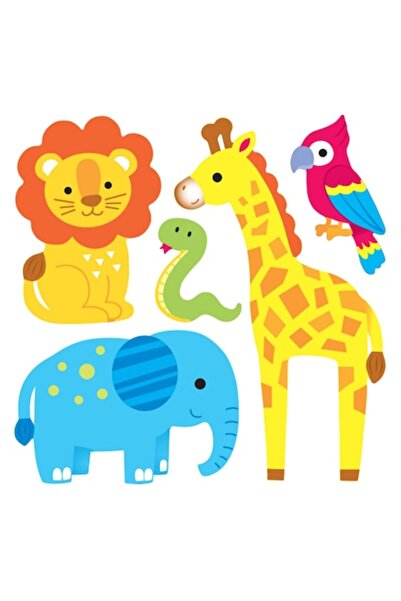 SHOPIENS Set 5 stickere decorative de perete pentru camera copiilor, design c...