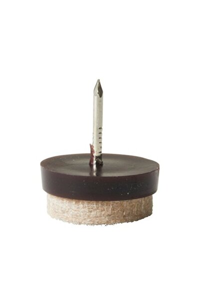 SHOPIENS Set 4 protecții de podea pentru mobilă Shopiens®, pâslă, cuie de fixare, Ø 22 mm