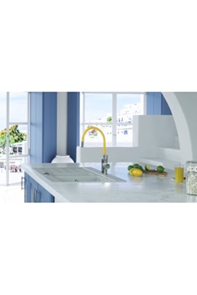 FERRO Baterie bucătărie cu cioc flexibil bej - Zumba