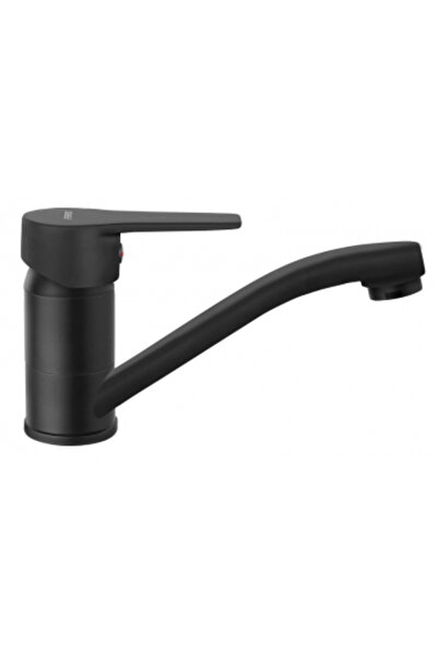 FERRO Baterie stativa lavoar cu pipa mobila Ritto Black