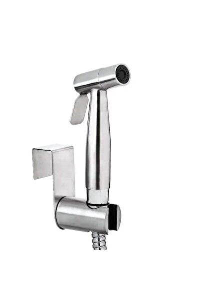 cribeau Cap dus cu functie bideu, cap T, Cribeau, cu furtun protectie metal 1.43 m, sistem agatare, mufa rac