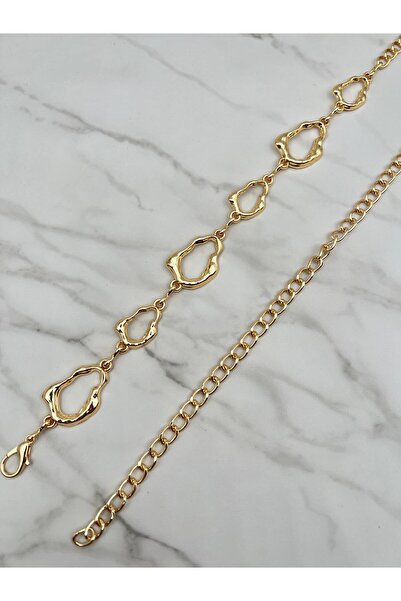 Mynoa Γυναικεία ζώνη με αλυσίδα, ζώνη μέσης, ζώνη παντελονιού, ζώνη μπουφάν,