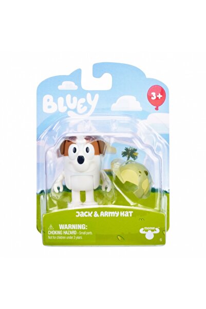 TOYFEST BLUEY ORİJİNAL TEKLİ FİGÜR-JACK&ARMY HAT