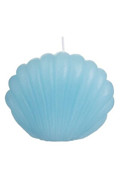 SHOPIENS Marturie Nunta Lumanare Scoica Bleu 8.5x7cm Parafina, Cadou Invitati...
