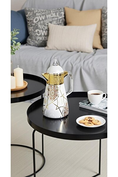 Generic ترمس قهوة/شاي مزخرف (دلة ترمس حرارية)