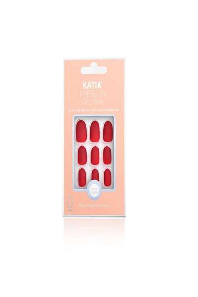 KATYA أظافر J.B.O مطفية بلون أحمر داكن أوك 8