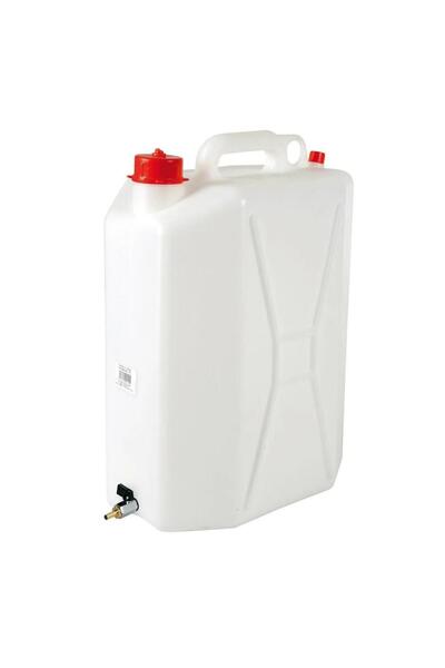 Lampa Canistră Verticală cu Robinet, LAM66969, 25L, Plastic Alb