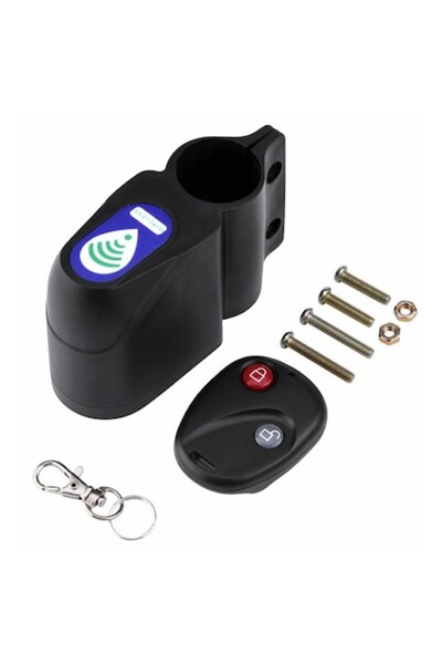 cribeau Wireless Bicycle Alarm Cribeau® with Remote Control, Black