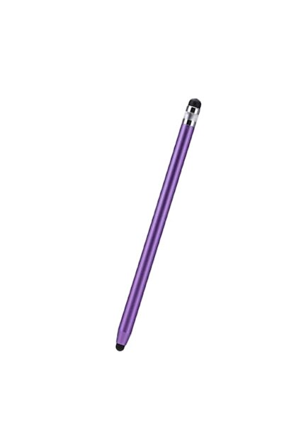 Bibilel Creion Stylus universal 2 in 1, pentru tableta, telefon sau laptop cu touch screen, Mov