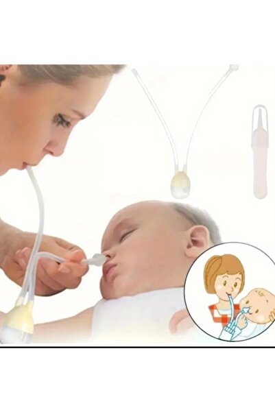 ORGANICYOU HEYUAN 2'li Silikon Bebek&Temizleme Cımbız Seti Paketi - Yumuşak Silikon Bebek Burun Aspiratörü-WH