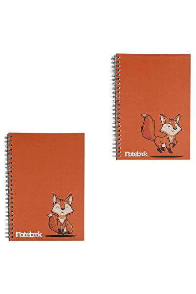 KarmaOfis A5 Spiral Fox Concept Notebook 40 Sheets 4-Ring (All Unlined)
