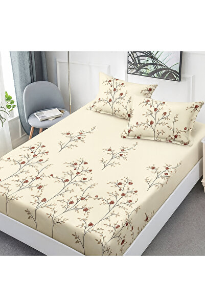 NufJoy Finet Gros Elastic Fitted Sheet Set for Mattress 160x200 cm and 2 Pillowcases 50x70 cm