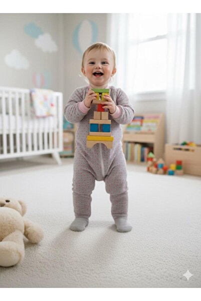 ÖZLEM BEBE 7-16 Yaş Arası Pembe Puan Ara Dolgu 2.5 Tog Uyku Tulumu