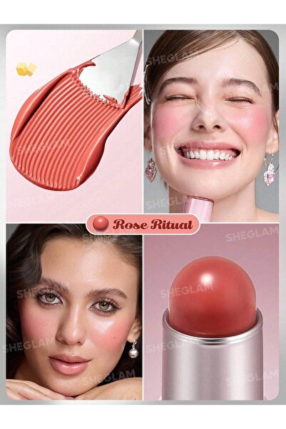 SHEGLAM Buttery Bliss Blush Stick 6g. - Rose Ritual - duygusecimleri
