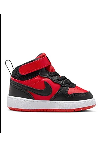 Nike SİYAH COURT BOROUGH MID 2 TDV Dar kalıp