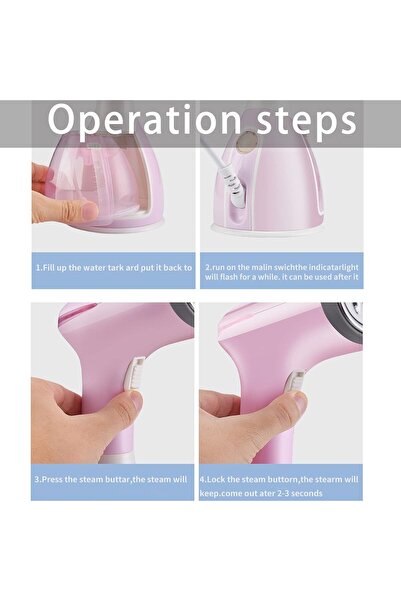 DLC Portable steam iron with 180ml water tank, 1500W