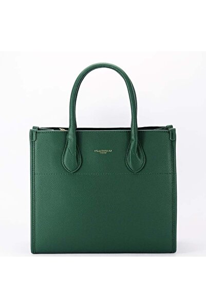 Flora&Co Paris geantă verde cu eșarfă decorativă B-H6935 M7