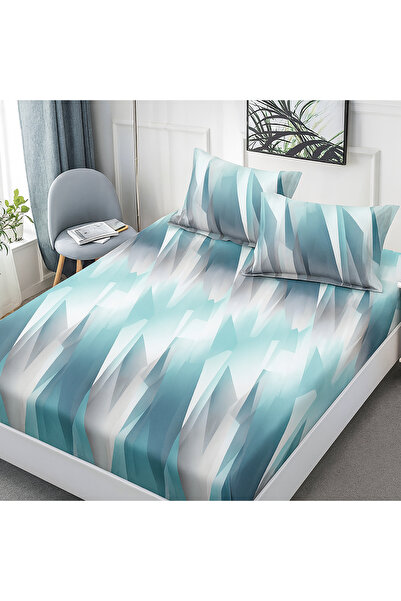 NufJoy Finet Gros Elastic Fitted Sheet Set for Mattress 160x200 cm and 2 Pillowcases 50x70 cm