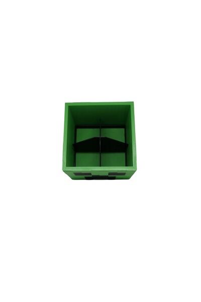 Uzman3D Minecraft Kalemlik (4 Bölmeli) / Minecraft Anahtarlık Hediyeli