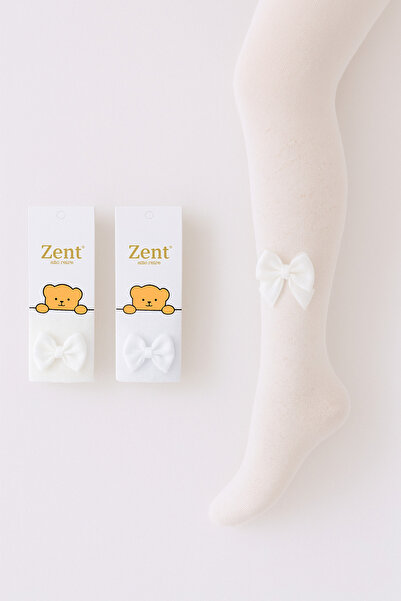 zenginbebee Chiloți albi cu fundiță pentru fete - Moale, pachet de bumbac