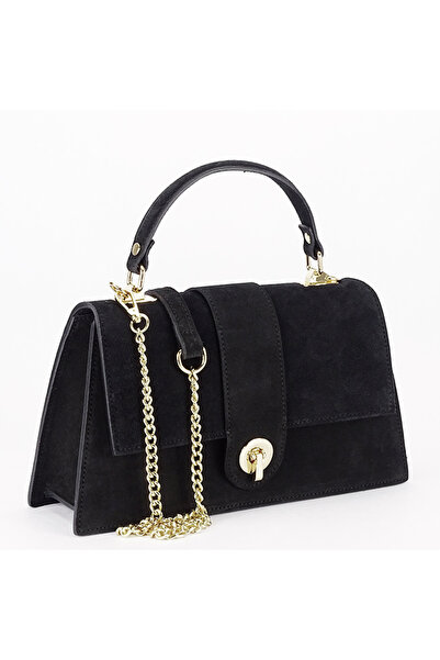 SOFILINE Small black genuine suede leather bag B-1911 M9
