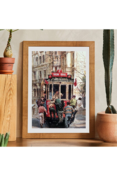 woodhomeworks One Piece Living Room Office Decor Pictură Vrynt