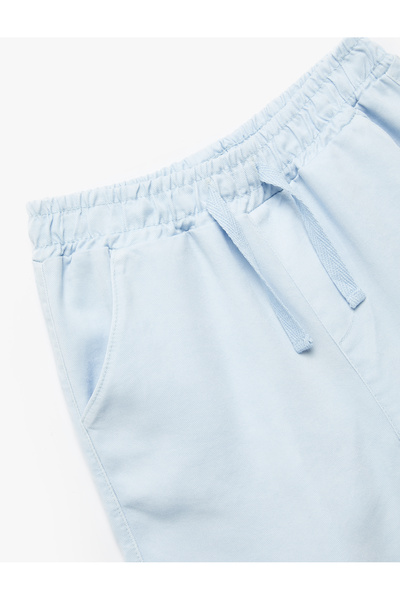 Koton Basic Shorts with Tie Waist and Pocket Detail