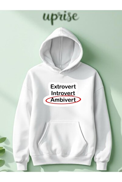 Vordevia سويت شيرت كبير الحجم مطبوع من القطن بثلاث خيوط من أمبيفيرت