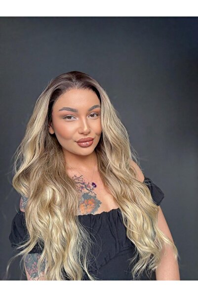 Suzan Peruk Hayalet Tül Peruk- Heryöne ayrımlı Her başa uyumlu gerçek saç dok...