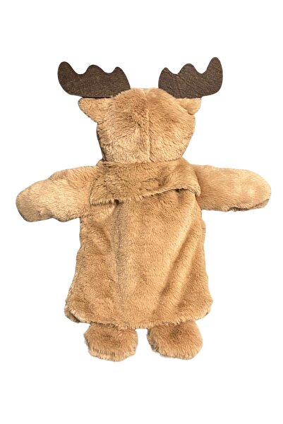 eco sepet Geyik Sıcak Su Torbası 600ml, Geyik Peluş Kılıflı Sıcak Su Torbası Yumuşak Hediyelik