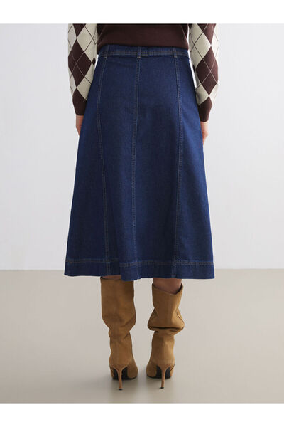 LC Waikiki Create Your Style from Uzg Store |   Loose Fit Jean Skirt