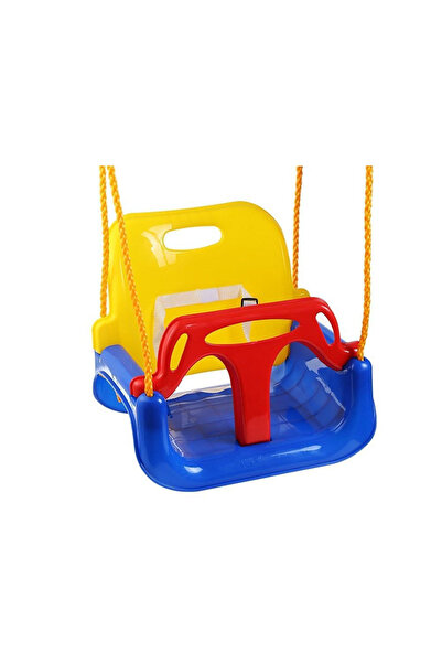 KESNUP 3-in-1 outdoor and indoor children's swing with removable bumper, Multicolor