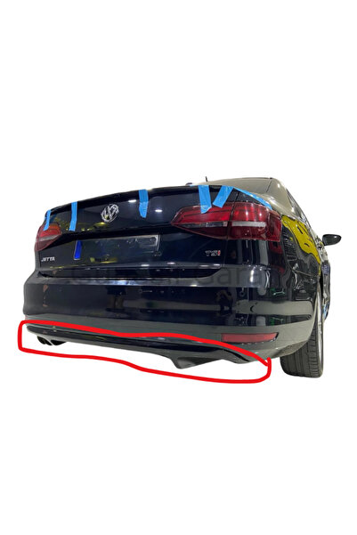 TÜRKSET Volkswagen Jetta GLI Difüzör (Plastik) (( PARLAK SİYAH ))