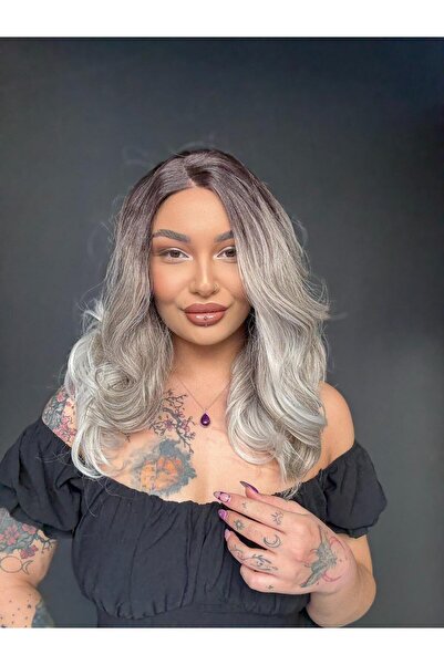 Suzan Peruk Hayalet Tül peruk- En üst kalite hava alan Gerçek saç dokusunda M...