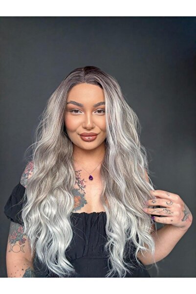 Suzan Peruk Hayalet Tül Peruk- Heryöne ayrımlı Her başa uyumlu gerçek saç dok...