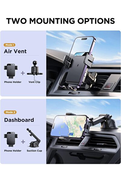 Joyroom Wireless Car Charger, 15W Qi Fast Wireless Car Charger Mount