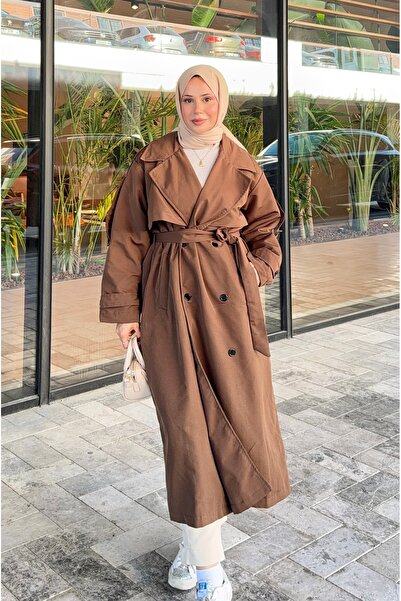 Niessa Butik Yeni sezon Viral Uzun Trençkot