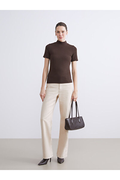 LC Waikiki Sparkling Selections from Shining Store | Turtleneck Women's Bodysuit