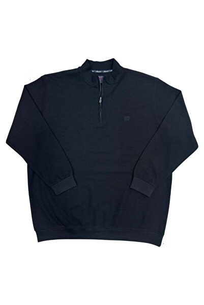 ANNEX Swea cu fermoar pentru bărbați, mărime mare tricou Extra Battal