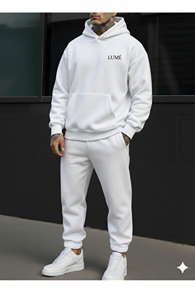 AFROGİYİM Σετ αθλητικής φόρμας Unisex με στάμπα Lume