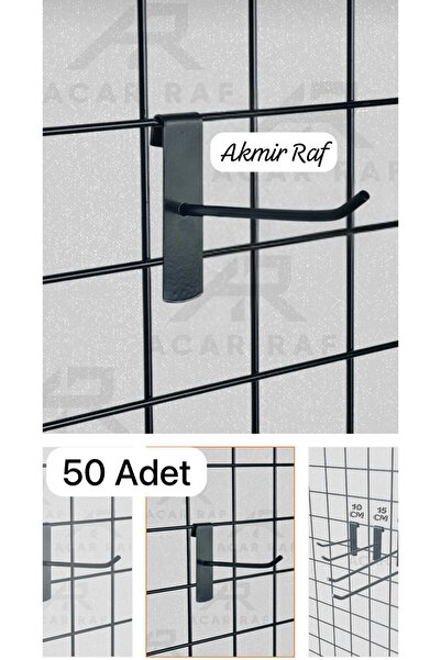 Genel Markalar 50 Adet Tel Pano Kancası - Aksesuar Kancası 25 Cm