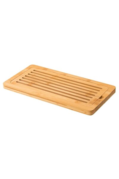 SHOPIENS Tocător Shopiens® din bambus pentru pâine, 40 x 20 x 2 cm,
