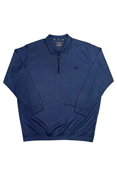 ANNEX Büyük Beden Erkek Yakali Sweatshi̇rt