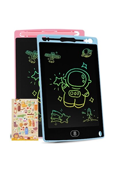 OEM Pachet de 2 Tablete Grafice LCD Pentru Copii Genialba, 8.5 Inch, Desenat si Scris, 2-6 Ani, Stergere