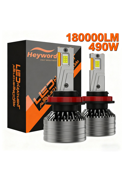 Choice H4/9003/HB2 Hi/Lo Heyword 180000lm high-power 490W H7 Led Lamp Double ...