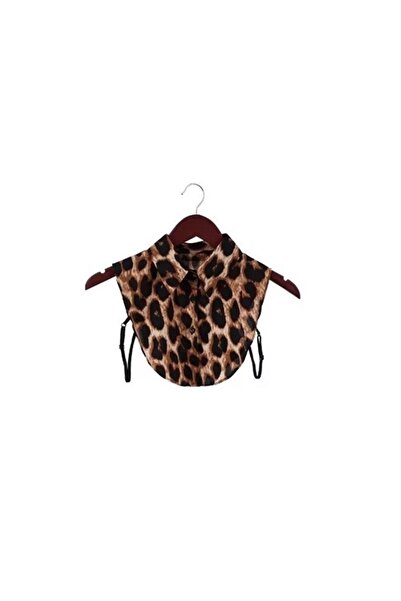 KESNUP Guler de cămașă fals detașabil, model cu imprimeu animal